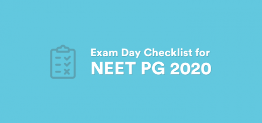 NEET PG 2020 Checklist